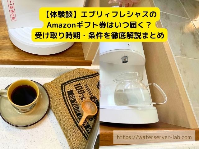 体験談 エブリィフレシャス Amazonギフト券 いつ届く 受け取り時期 条件