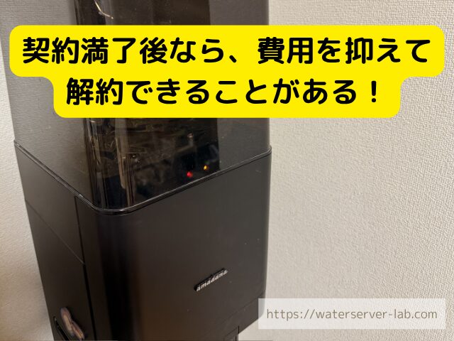 契約満了 イメージ 解約金 節約 待つ 判断 イメージ